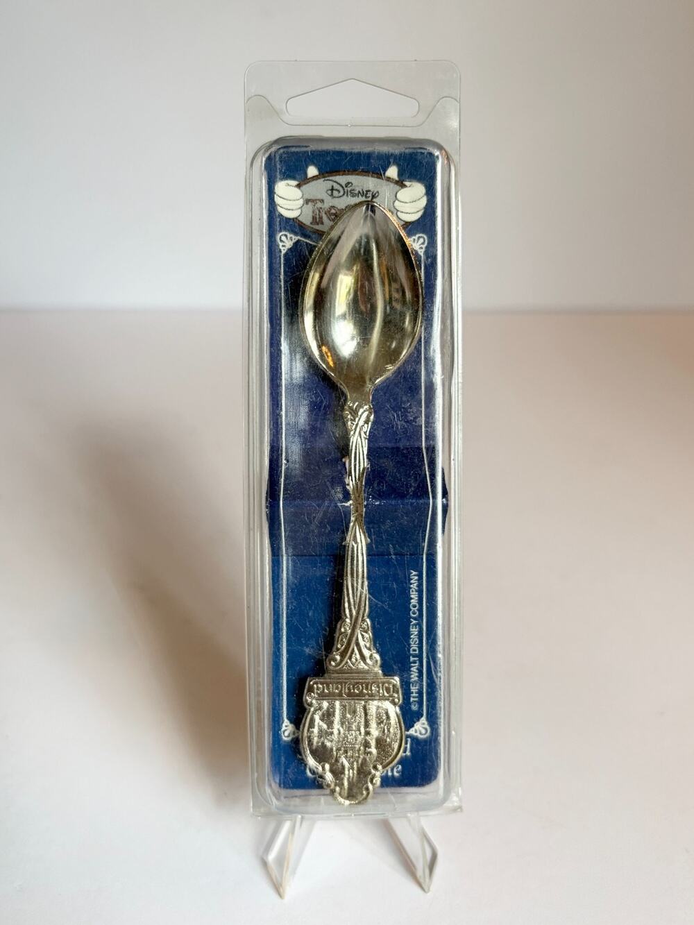 Vintage Disney Treasures Spoon Disneyland Castle Souvenir Silverplate Sealed